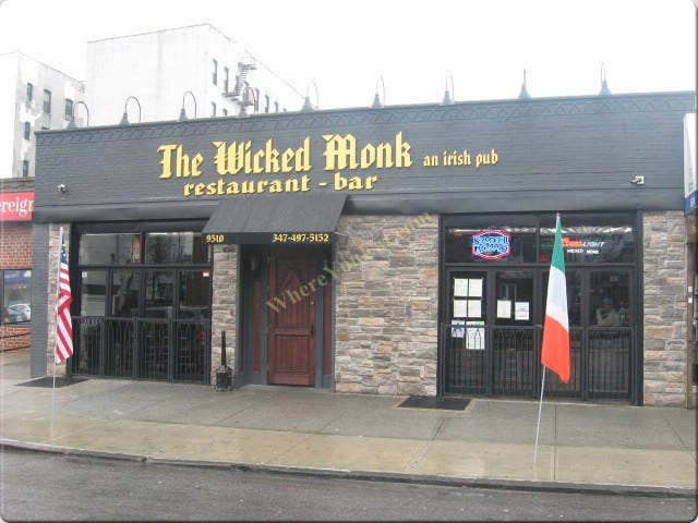 The Wicked Monk Restaurant in Brooklyn / Official Menus & Photos