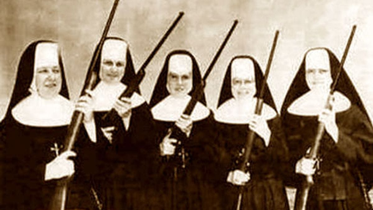 Is This the Vatican Women's Rifle Team? | Snopes.com