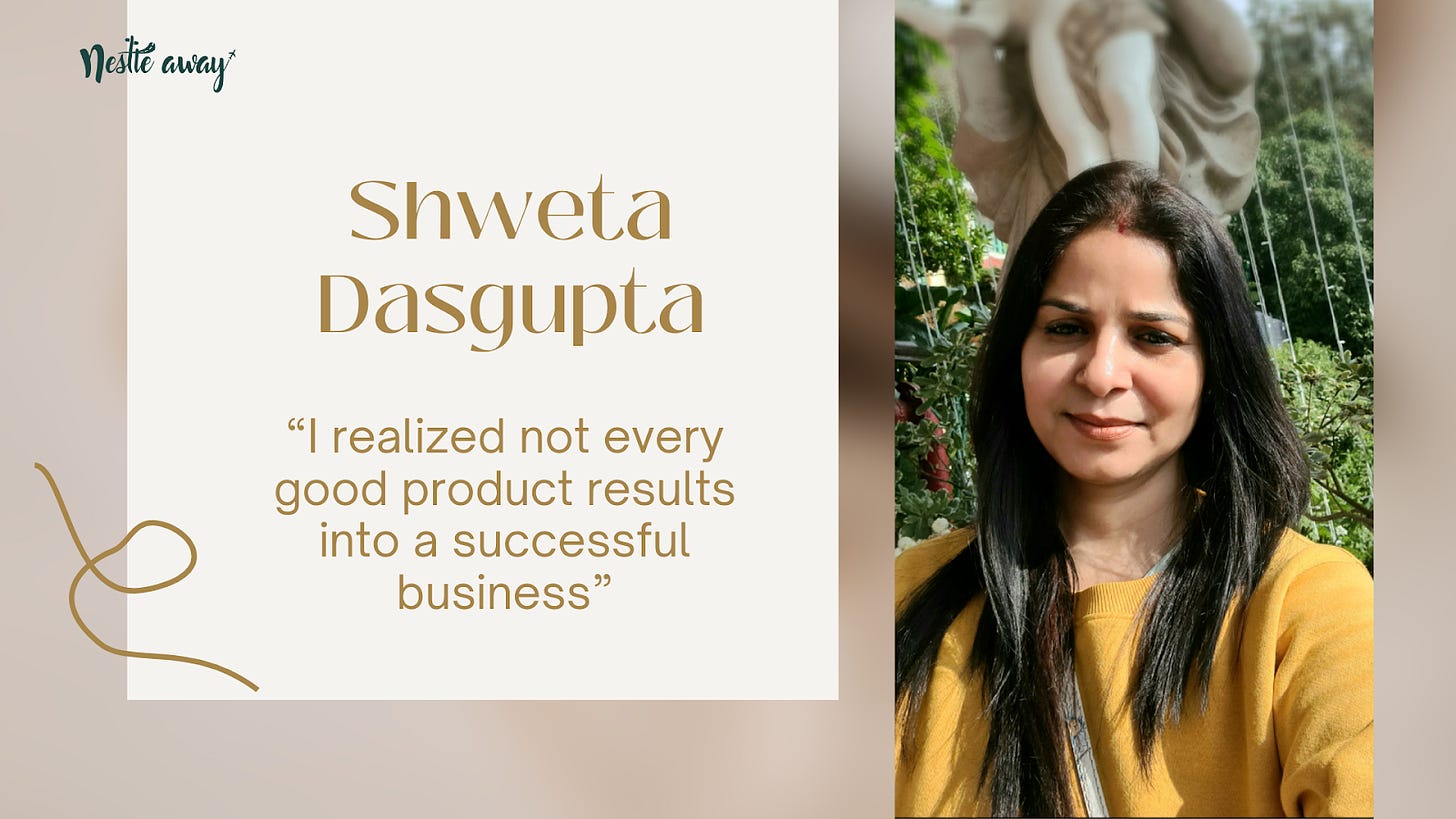 Shweta Dasgupta about start ups