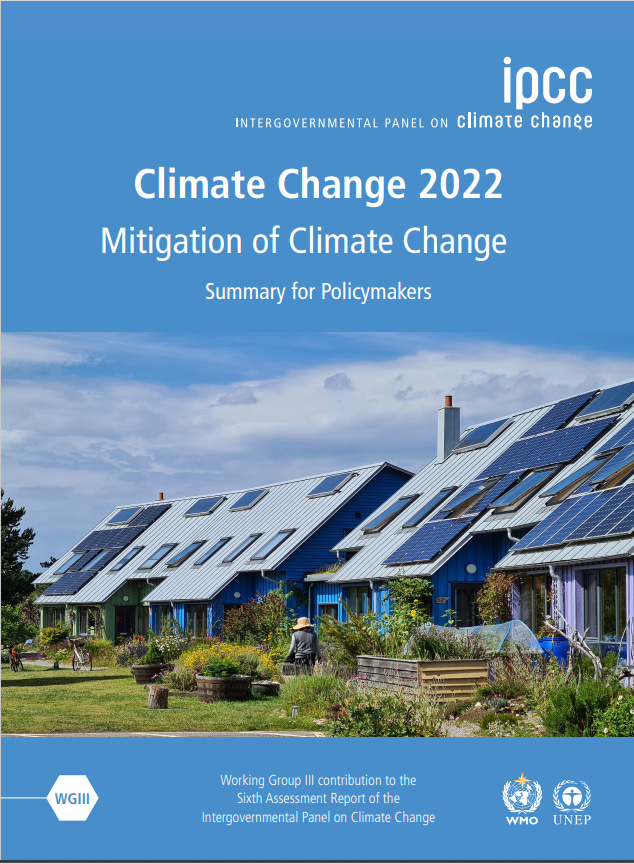 IPCC: Mitigation of Climate Change