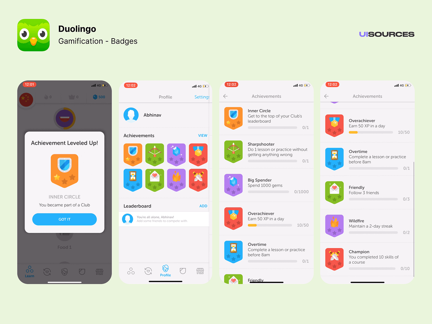 Duolingo - Gamification Screenshots | UI Sources
