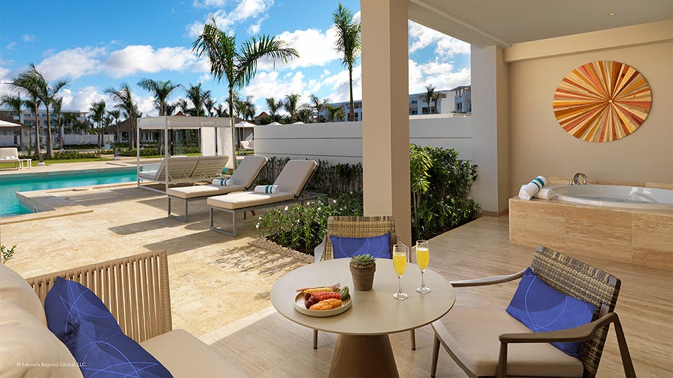 Guest suite at Falcon’s Resort by Meliá in Punta Cana
