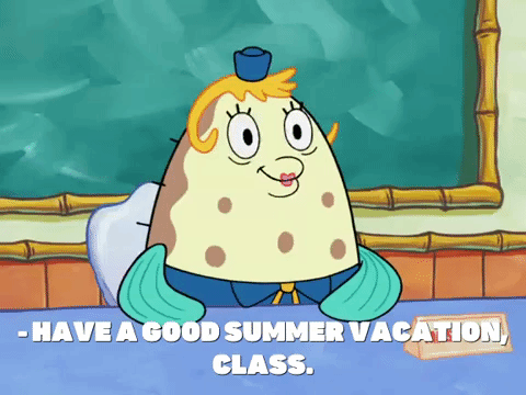 Spongebob GIPHY: have a good summer vacation
