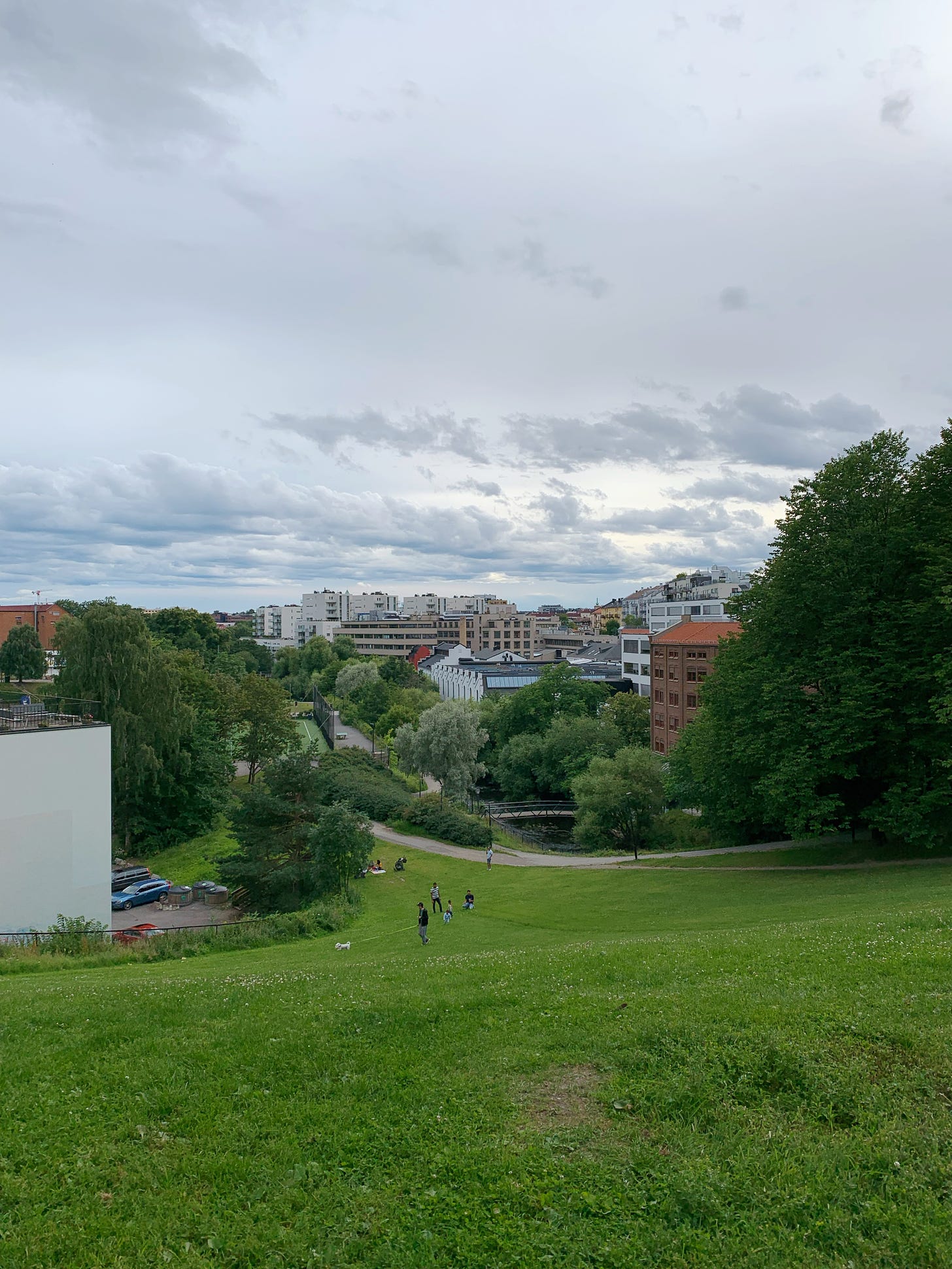 View of Oslo from a hill