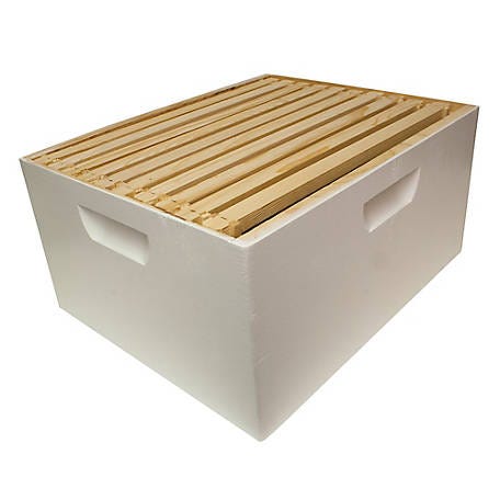 Harvest Lane Honey Beehive Deep Brood Box Complete with 10 Frames &amp;  Foundation, 16-1/4 in. x 19-7/8 in. x 9-1/2 in., WWBCD-101 at Tractor  Supply Co.