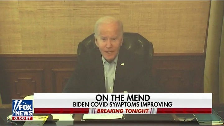 Biden working despite having COVID-19, officials say