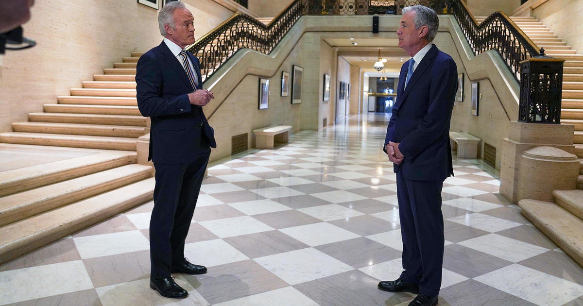 Fed Chair Jerome Powell tells 60 Minutes America is going back to work -  CBS News