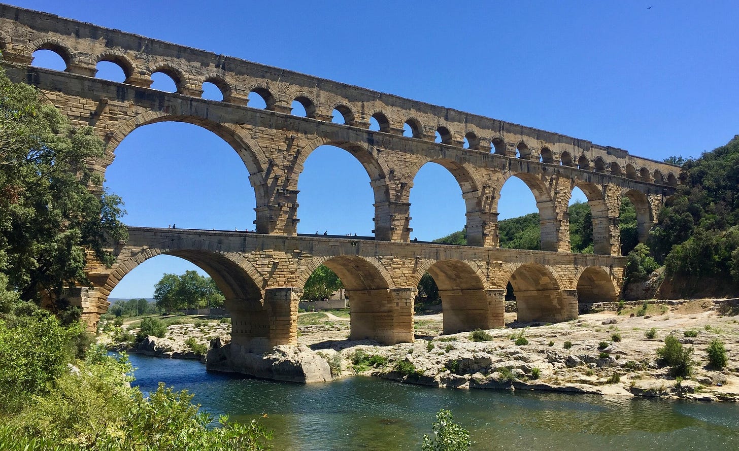Pont du Gard, in the South of France near Nîmes