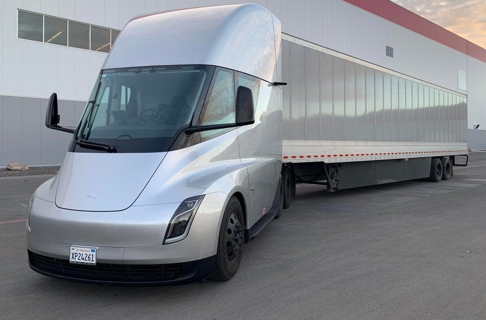 The Tesla Semi's recent Giga 1 sighting highlights its difference from  other concept trucks