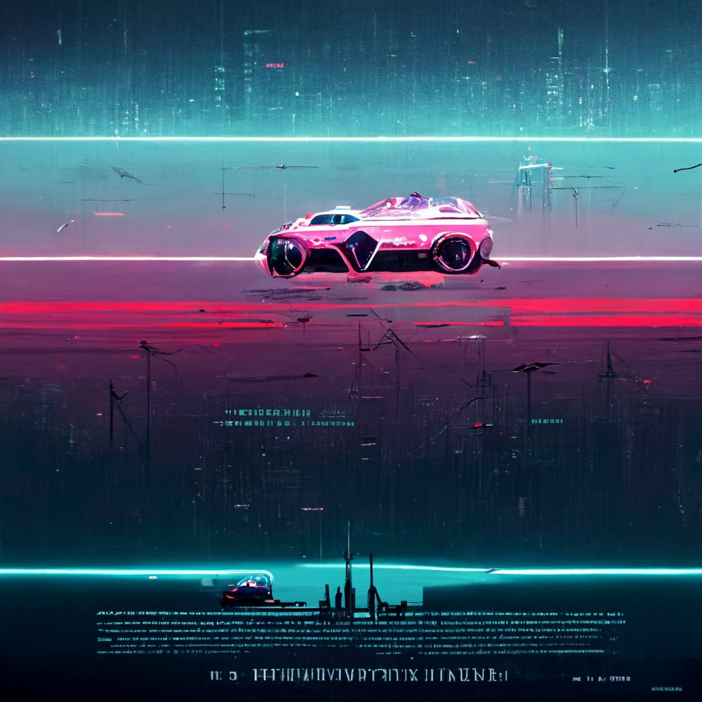 Hydrogen vehicles cyberpunk