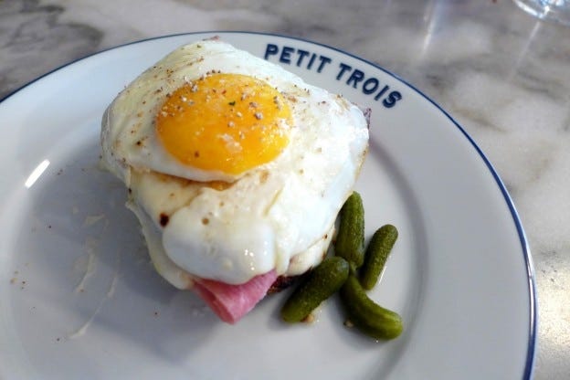 Petit Trois | Los Angeles, CA | Croque Madame - Gayot | Restaurant Reviews  & Photos | Gayot