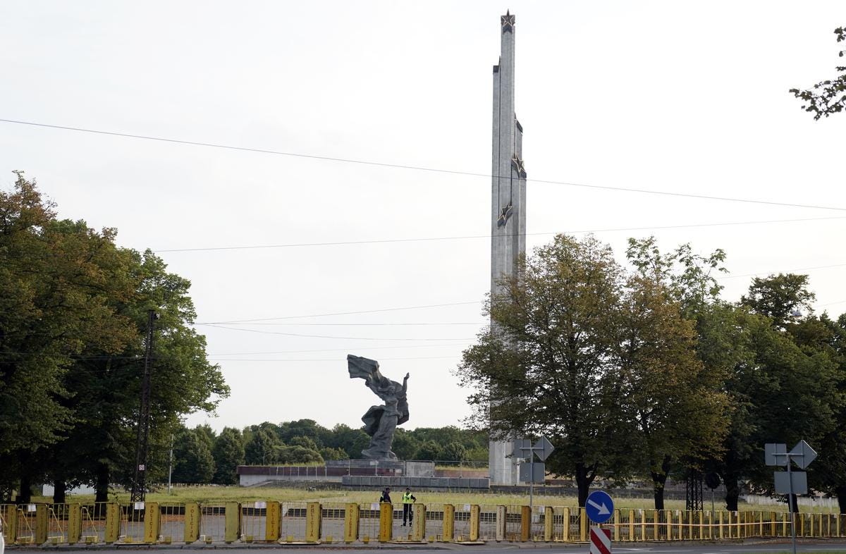 Latvia to topple Soviet-era monument a week after Estonia - The Hindu