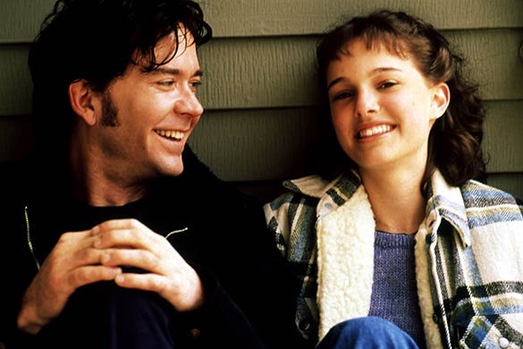 Timothy Hutton and Natalie Portman star in Miramax's "Beautiful Girls," a 1996 romantic dramedy directed by the late Ted Demme.