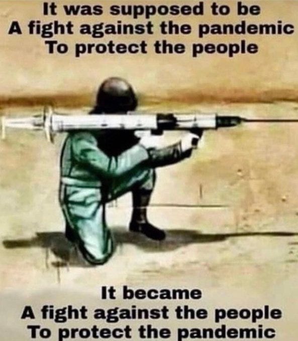It Was Supposed to Be a Fight Against the Pandemic to Protect the People