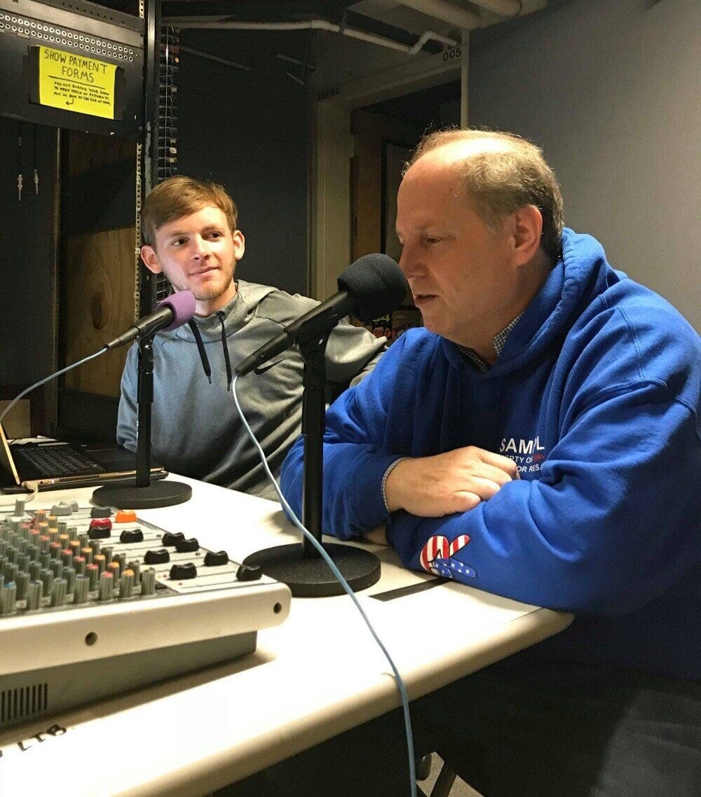 I’m not sure if Airkenny knew how nervous I was during our interview. (Photo by Andrew Fenichel) I’m not sure if Airkenny knew how nervous I was during our interview. (Photo by Andrew Fenichel)
