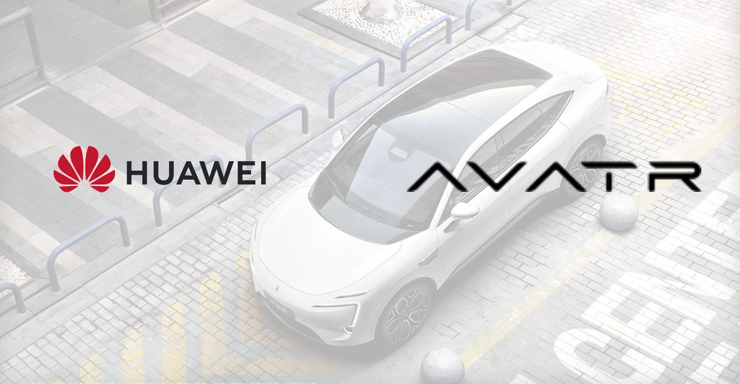 EV Firm Avatr Signs Strategic Cooperation Deal With Huawei