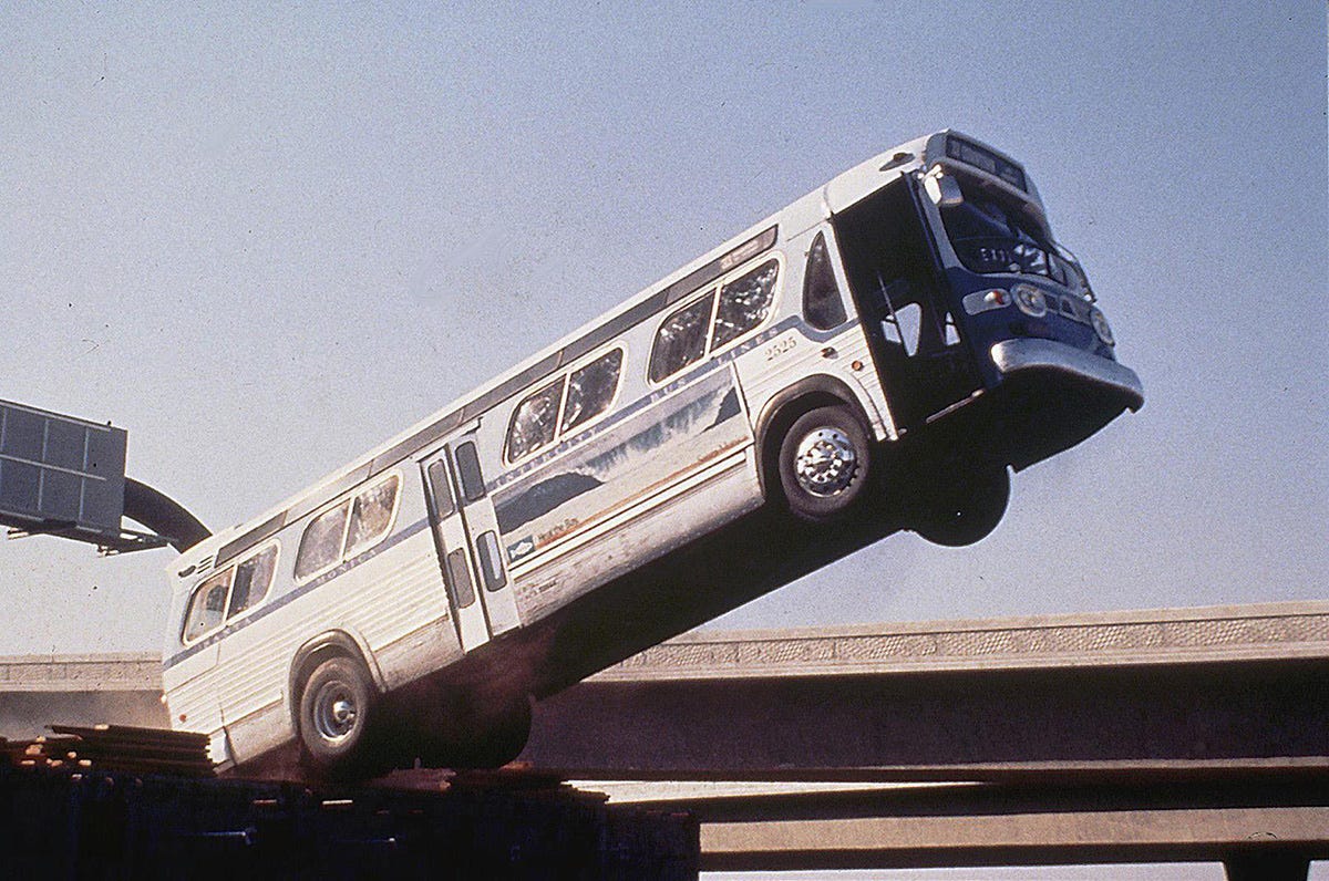 The bus jump in Speed