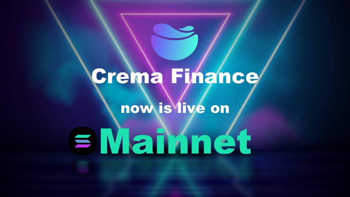 A Brief Introduction of Crema Finance | by Crema | Medium