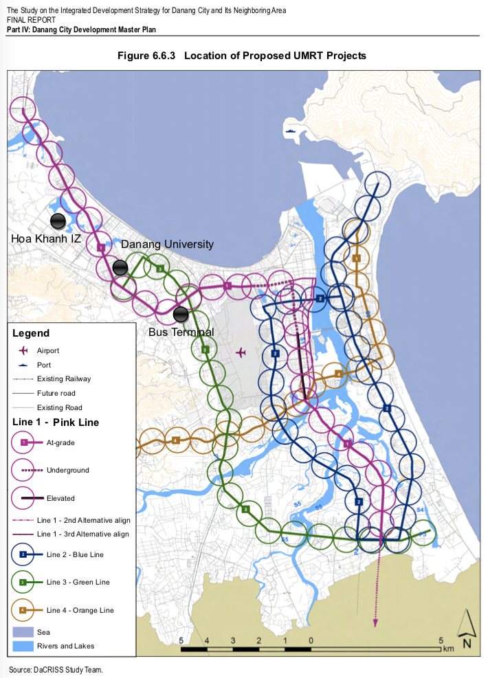 A Proposed Metro Railway Connecting Da Nang And Hoi An