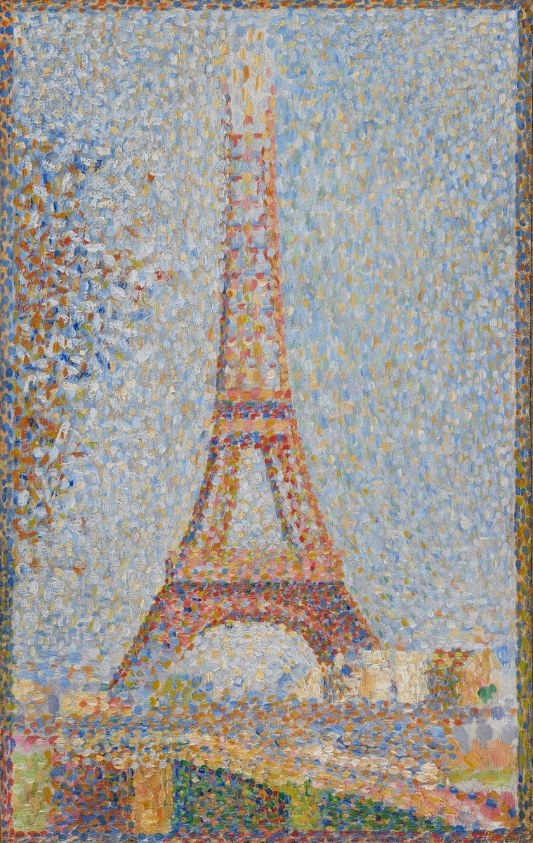 Eiffel Tower - Georges Seurat — Google Arts &amp; Culture