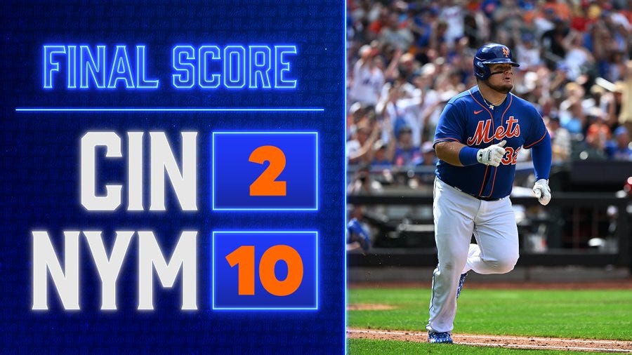 Mets win graphic