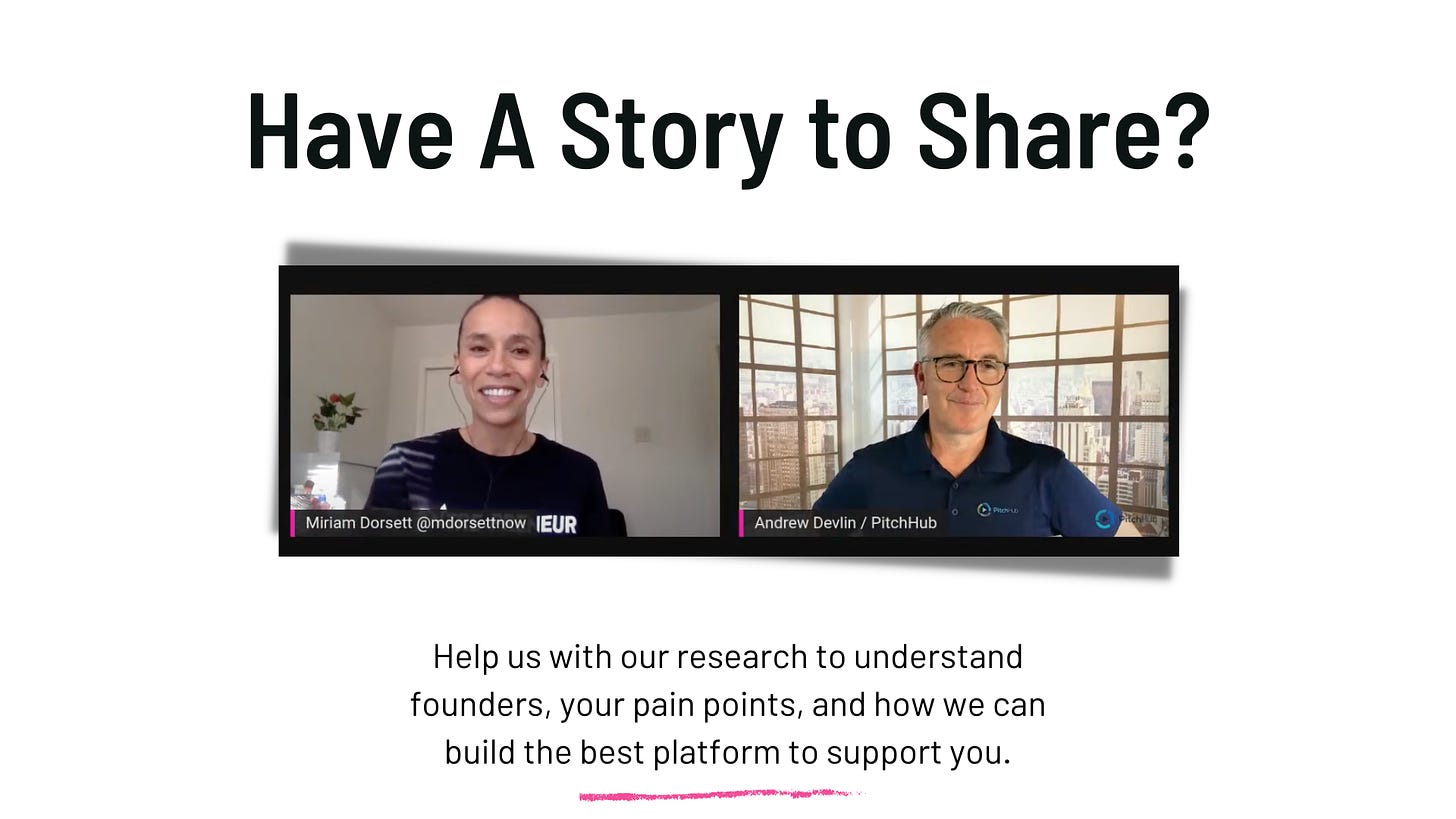 Have a story to share? Schedule a video interview by clicking here.