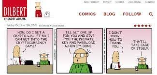 Dilbert Comic about Crypto