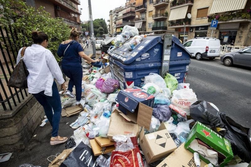 Doctors issue health warning over Rome trash - Wanted in Rome