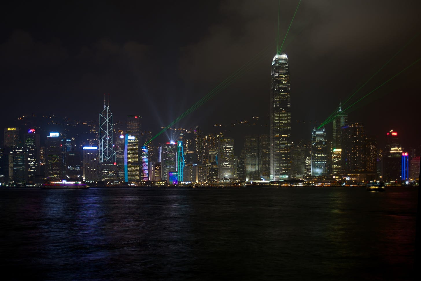 Hong Kong Symphony of Lights from Kowloon