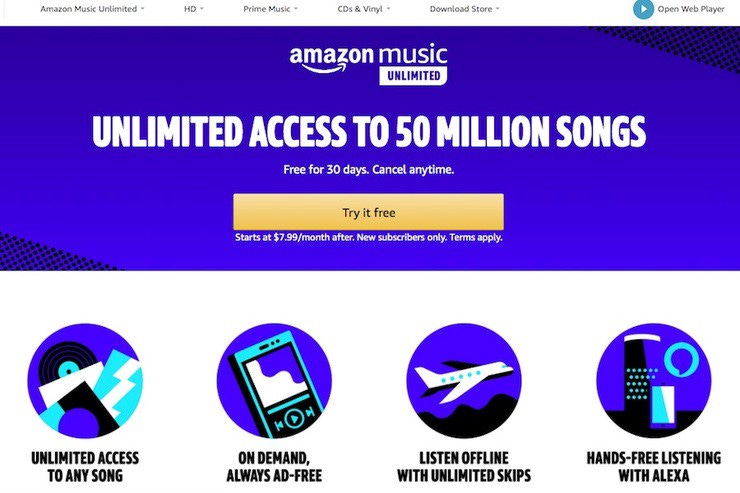 Amazon music unlimited 1