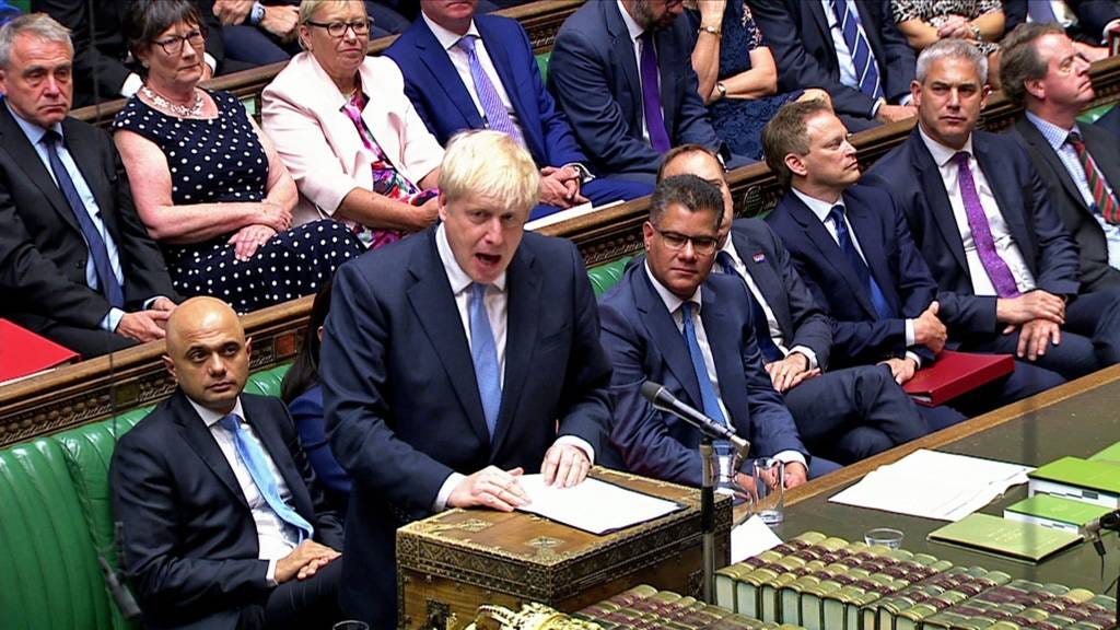 Boris Johnson's first full day as PM - BBC News