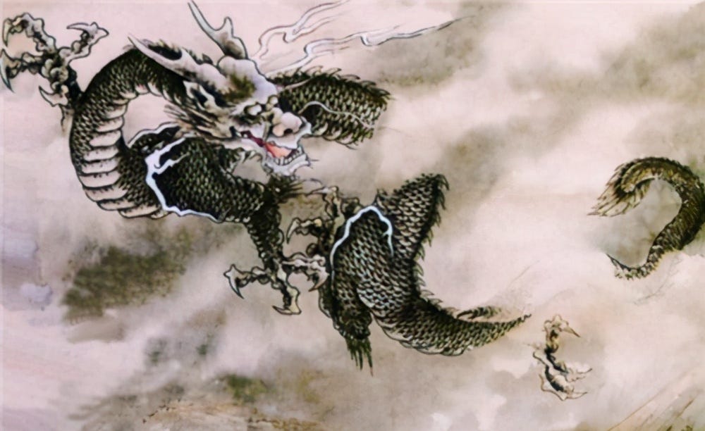 The first person to paint a dragon in ancient times, a painting sold for  43.5 million yuan, Qianlong: it has reached its peak - iNEWS