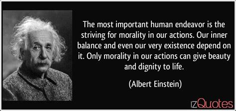 Einstein On Morality, Just Morality For The One ...