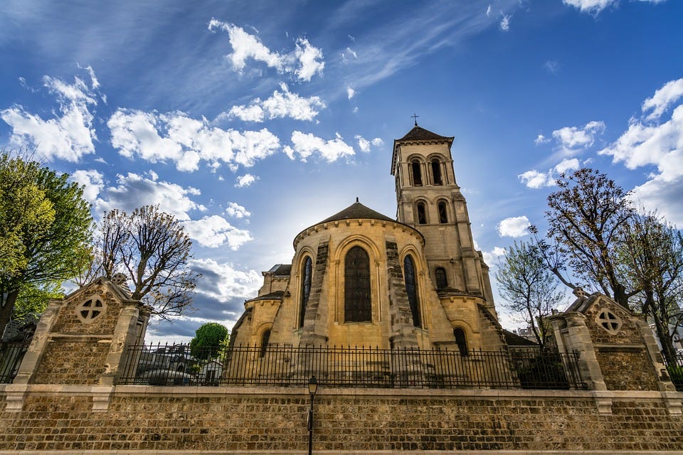 Parijs, Montmarte, Heilig Hart Basiliek, Frankrijk
