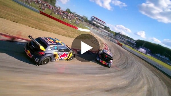 FPV Drone Vs Rallycross Racing