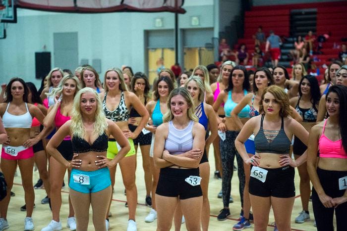 Jazz dancers put in the work to reach the NBA stage