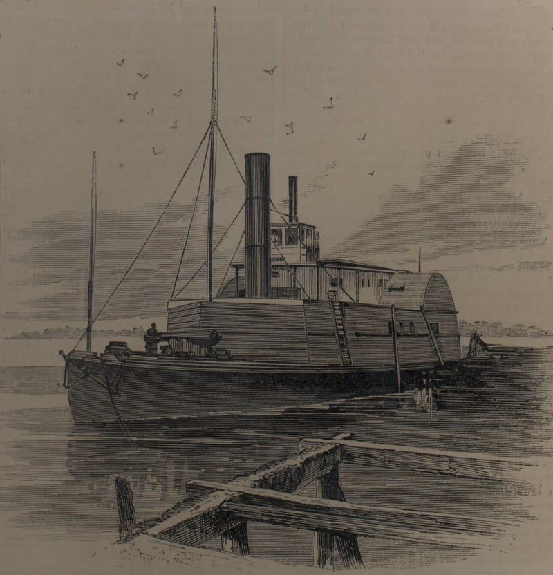 USS Planter (formerly CSS Planter), the boat the Robert Smalls piloted out of Charleston Harbor to escape