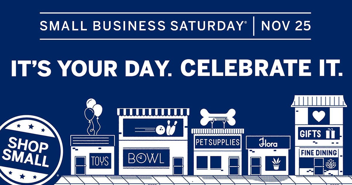 Small Business Saturday. Check your settings to enable images