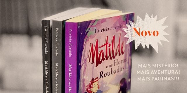 Novo livro da  bruxa Matilde