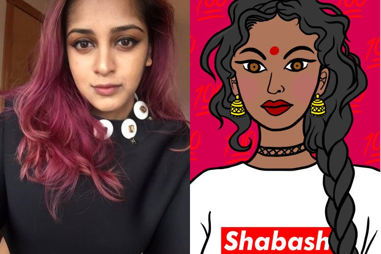 This Indian artist is hitting all the right chords with her illustrations  of a New Age Indian woman!