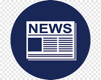 Computer Icons News media Newspaper, Physical Address Extension, blue,  text, label png | PNGWing