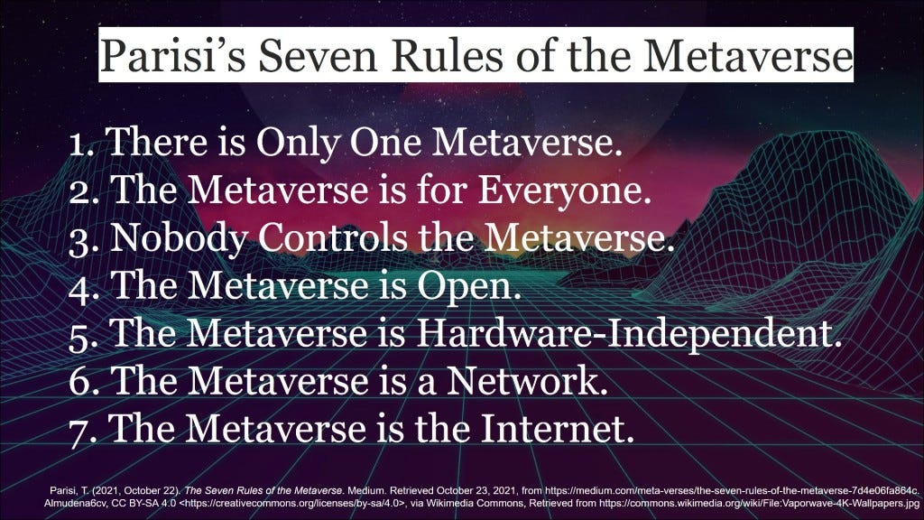1013: Parisi&#39;s Metaverse Manifesto: Unpacking His Seven Rules for the  Metaverse | Voices of VR Podcast