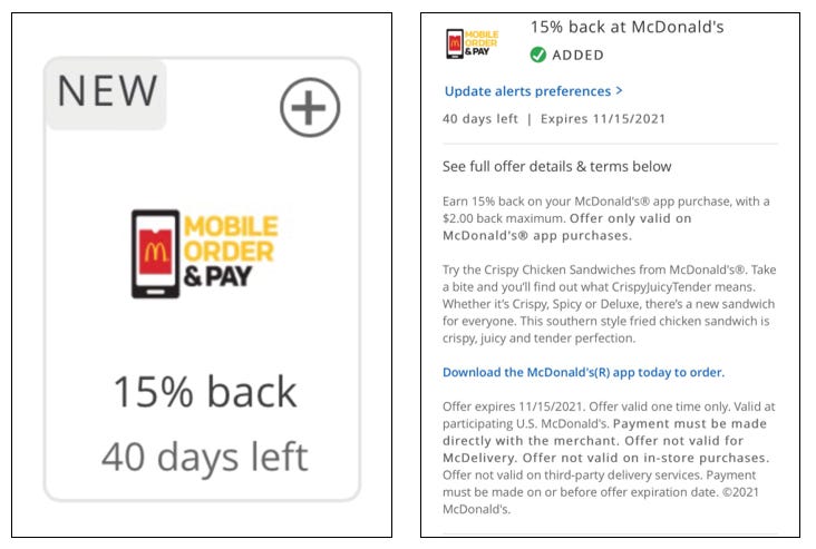 Cardlytics $CDLX: New Observations, Thoughts, Conclusions, and Allocations Regarding Q3 and Q4 2021 - McDonalds Offers, App Only Offers, Business Optimization