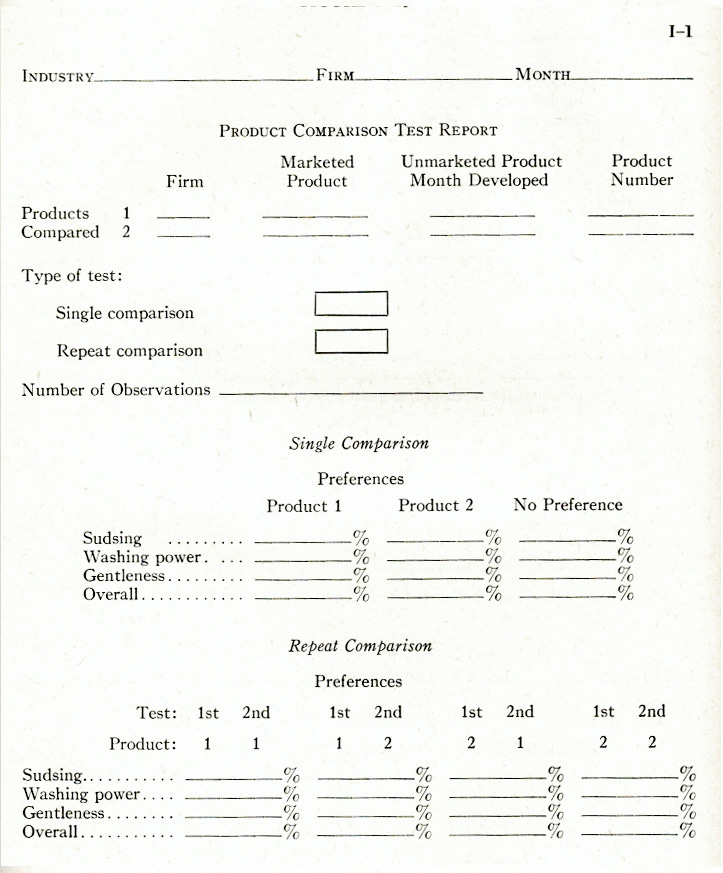 Several blank labelled tables where research result numbers would be printed.