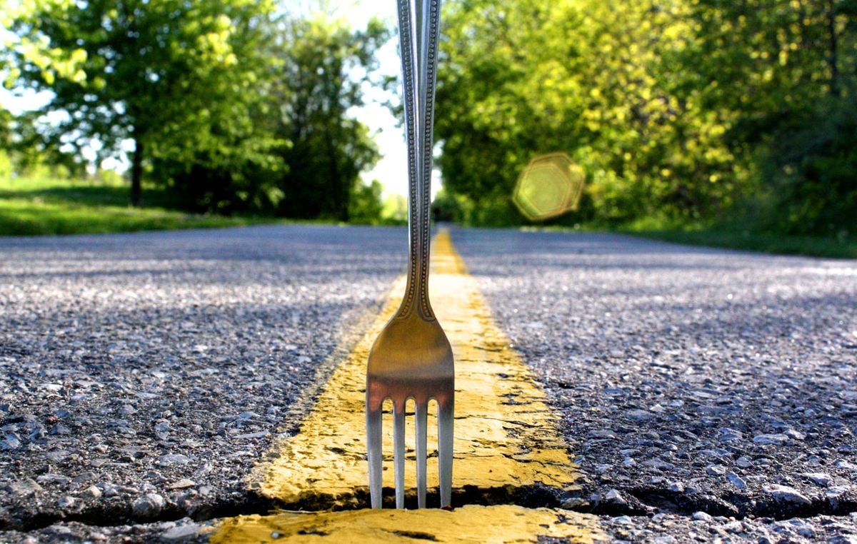 Journey to a Healthier Me: A Fork in the Road
