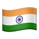 Flag: India on Apple iOS 14.2