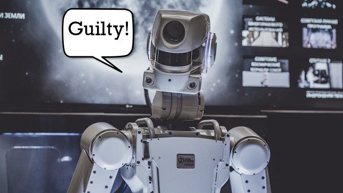 Robot judges determining guilt through speech and body temperature  'commonplace' within 50 years, AI guru predicts - Legal Cheek