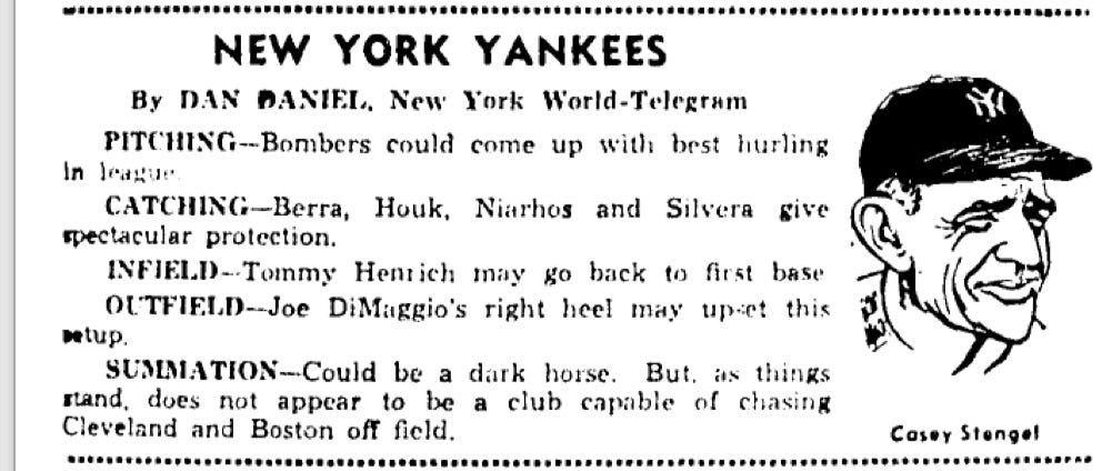 1949 New York Yankees Preview