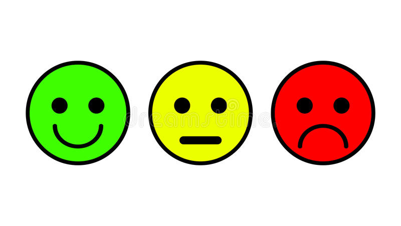 Set of 3 Smiley Icons. Sad, Neutral, Smiled. Stock Vector - Illustration of  icon, black: 97960497