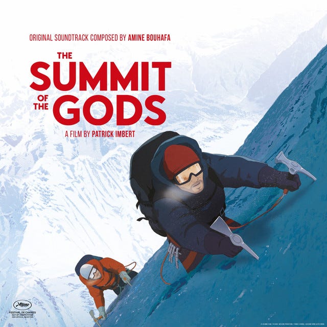 The Summit of Gods movie poster from the Festival de Cannes.